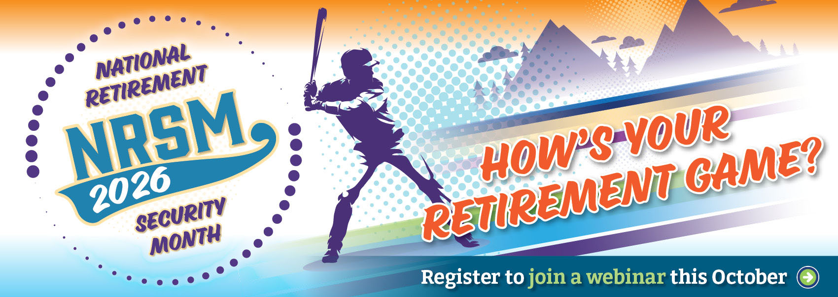 National Retirement Security Month banner